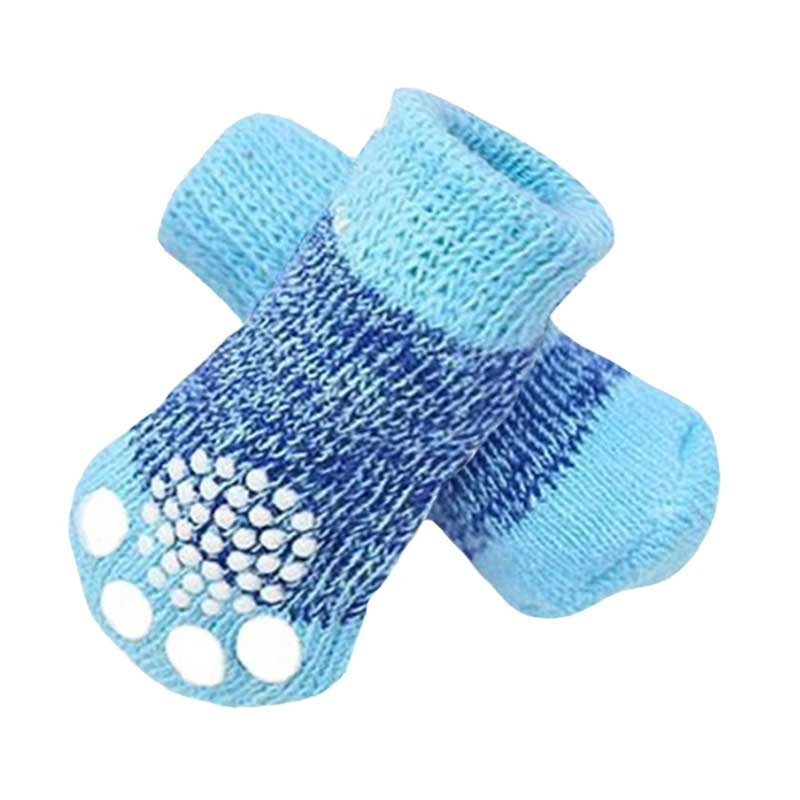 Non Slip Breathable Soft Cotton Dog Socks Pet Outdoor Wear Shoes